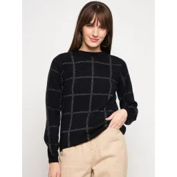 MADAME Black Checks Sweater-picture-33