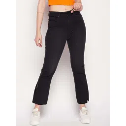 Madame Black Cotton Regular Fit Jeans-picture-47