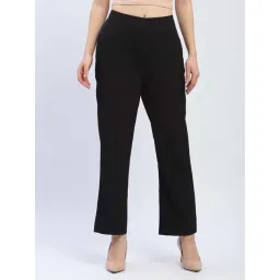 MADAME Black Mid Rise Pants-picture-23