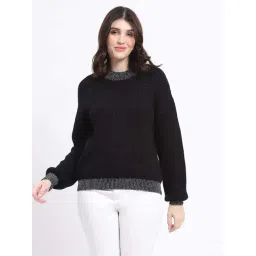 MADAME Black Plain Sweater-picture-47