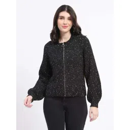 MADAME Black Plain Sweater-picture-27