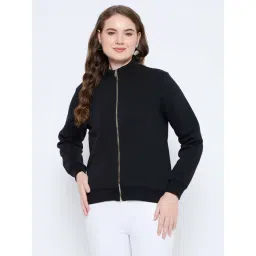 MADAME Black Plain Sweatshirt-picture-36