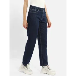 MADAME Blue Cotton Regular Fit Mid Rise Jeans image 3