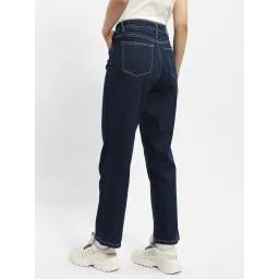 MADAME Blue Cotton Regular Fit Mid Rise Jeans image 2