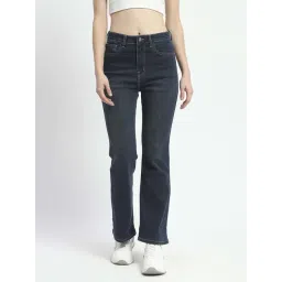 MADAME Blue Plain Mid rise Jeans-picture-10