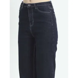 MADAME Blue Plain Mid rise Jeans image 4