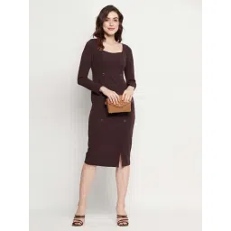 Madame Brown Regular Fit Dress-picture-34