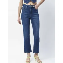 MADAME Dark Blue Solid Jeans-picture-36