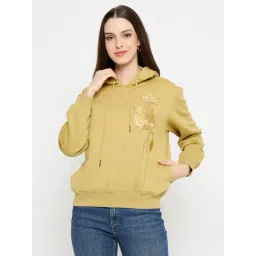MADAME Golden Yellow Floral Long Sleeves Sweatshirt-picture-10