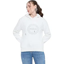 madame Graphic Print Loose Fit Hooded Sweatshirt-picture-16