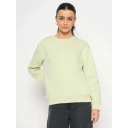 MADAME Green Cotton Sweatshirt-picture-13