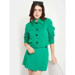 Madame Green Regular Fit Blazer-picture-23