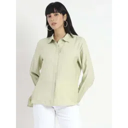 Madame Green Regular Fit Shirt-picture-24