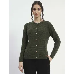 MADAME Green Self Cardigan-picture-22