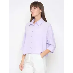 MADAME Lilac Casual Shirt-picture-31
