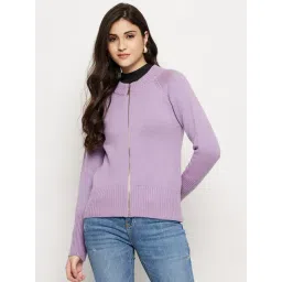 MADAME Lilac Regular Fit Sweater-picture-37