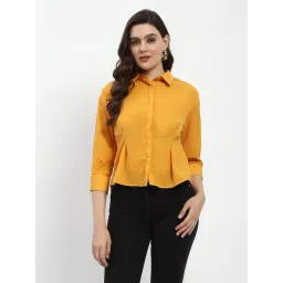 MADAME Mustard Regular Fit Shirt-picture-28