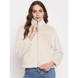 MADAME Off White Regular Fit Sweatshirt-picture-11