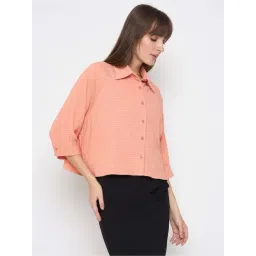 MADAME Orange Casual Shirt-picture-33