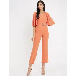 MADAME Orange Midi Jumpsuit-picture-28