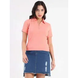 Madame Peach Regular Fit Polo T-Shirt-picture-11
