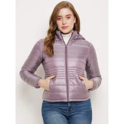MADAME Purple Quilted Jacket-picture-13