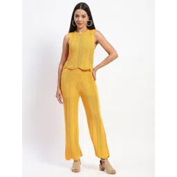 Madame Self-Design Pure Cotton Top With Trousers Co-Ords-picture-27