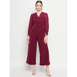 Madame V-Neck Basic Jumpsuit-picture-36