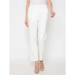 MADAME White Casual Trousers-picture-18