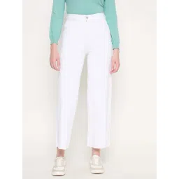 MADAME White Plain Mid rise Jeans-picture-10