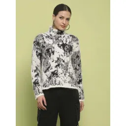 MADAME White Printed Sweater-picture-11