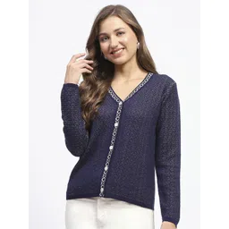 Madame Women Cardigan with Embellished Detail-picture-34