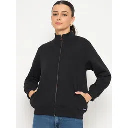 Madame Women Cotton Solid Sweatshirt-picture-11