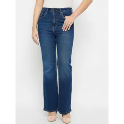 Madame Women Flared Mid-Rise Light Fade Jeans-picture-35