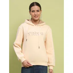 Madame Women Long Sleeves Hooded Sweatshirt-image-4