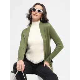 Madame Women Longline Front Open Shrug image 3