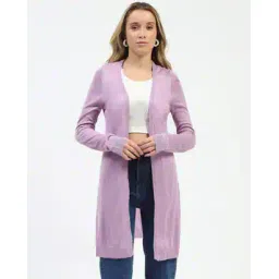 madame Women Patterned Relaxed Fit Front-Open Shrug-picture-30