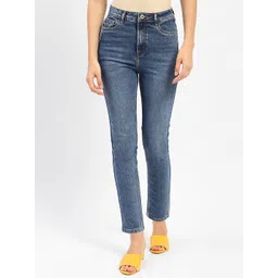 Madame Women Slim Fit High-Rise Light Fade Jeans-picture-33