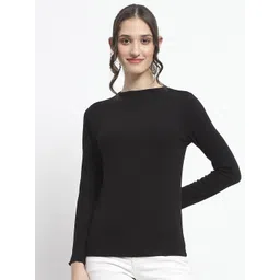 Madame Women Solid Long Sleeves Top-picture-13