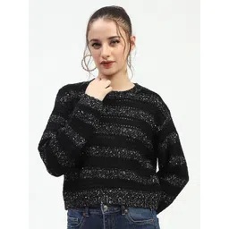 Madame Women Striped Pullover-picture-18