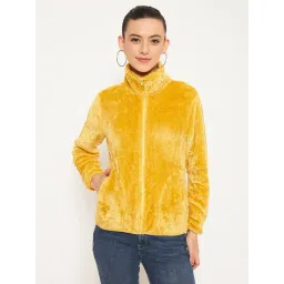 MADAME Yellow Self Pattern Sweatshirt-picture-26