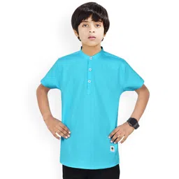 MADE IN THE SHADE Boys Pure Cotton Straight Kurta-picture-19