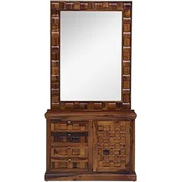 MADE WOOD Solid Dressing Table in Provincial Teak Finish-picture-20