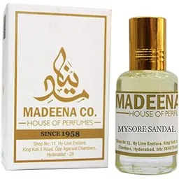 MADEENA CO. Mysore Sandal 6Ml; Real & Natural Attar; Best Attar For Men and Women; 100% Alcohol Free & Long Lasting Attar.-picture-44