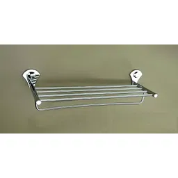 madhuli Flower Stainless Steel Towel Rack for Bathroom/Towel Stand/Hanger/Bathroom Accessories (24 Inch-Chrome) Silver Towel Holder-picture-23