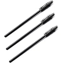 MADHYA Disposable Eyelash brush, Mascara Wands Makeup Spoolies Applicators for Eye Lash Extension, Eyebrow Spooly and Makeup, Black Color, Pack of 3-picture-11