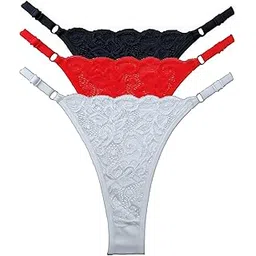 madsy Women's Length Adjustable lace Thong Lingerie/Panty for Comfort & Style-picture-17