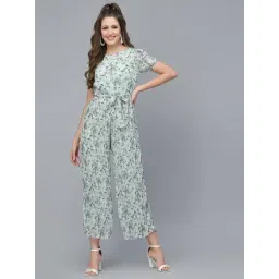 Mafadeny Blue Regular Fit Printed Jumpsuit-picture-21