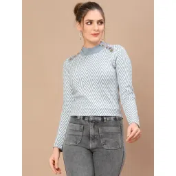 Mafadeny Blue Regular Fit Pullover-picture-19