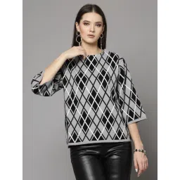 Mafadeny Grey Regular Fit Pullover-picture-23